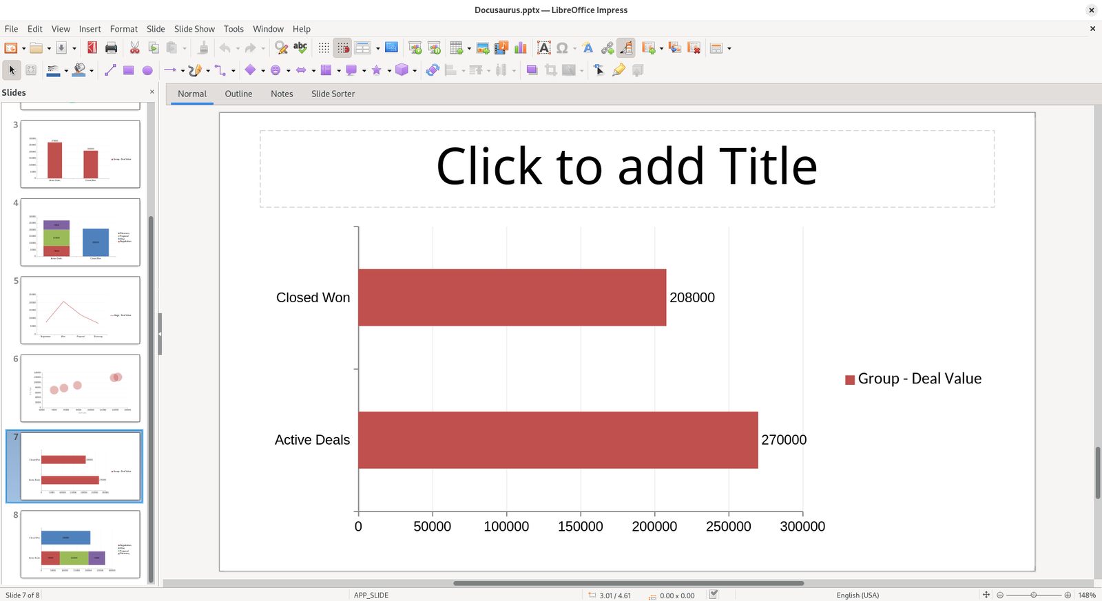 Column Slide Example